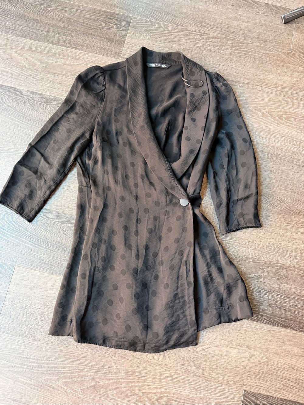 Black Polka Dot Zara Romper